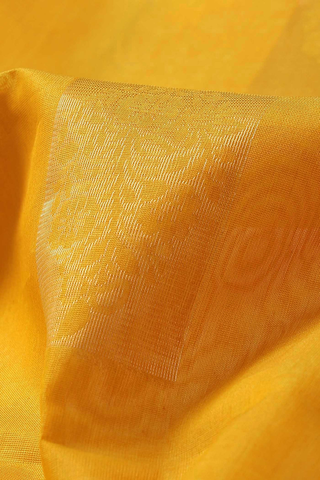 Yellow Silk Cotton Saree