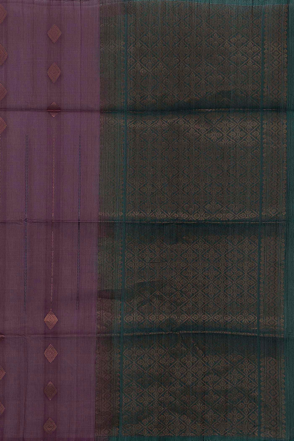 Lavender Silk Cotton Saree