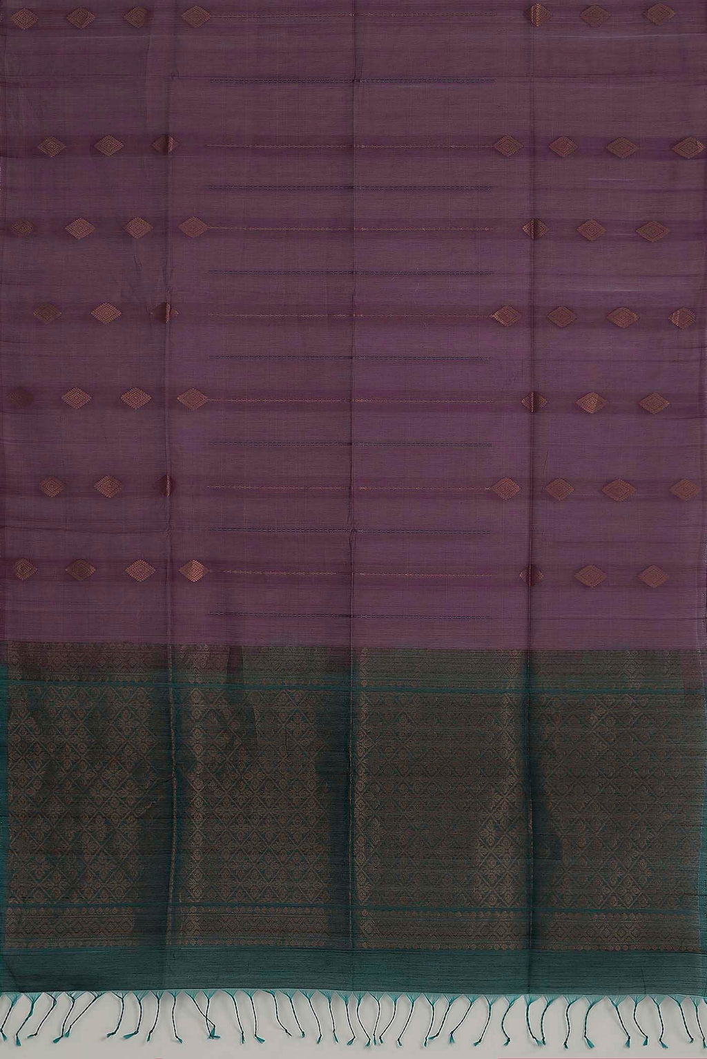 Lavender Silk Cotton Saree