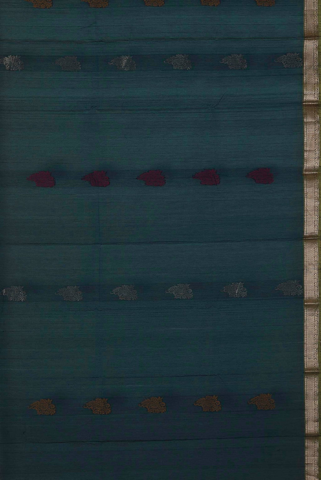 Blue Silk Cotton Saree