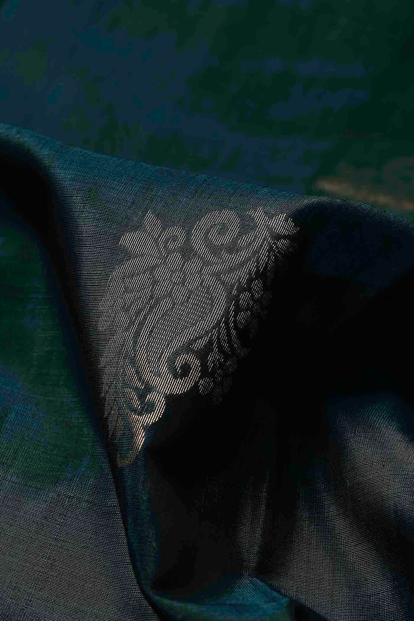 Blue Silk Cotton Saree