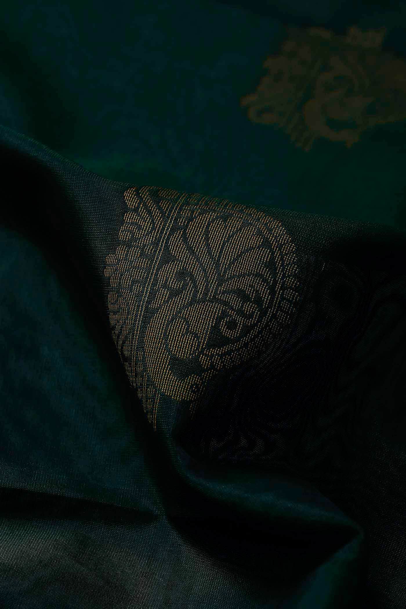 Green Silk Cotton Saree
