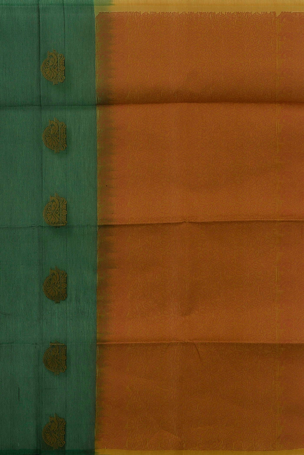 Green Silk Cotton Saree