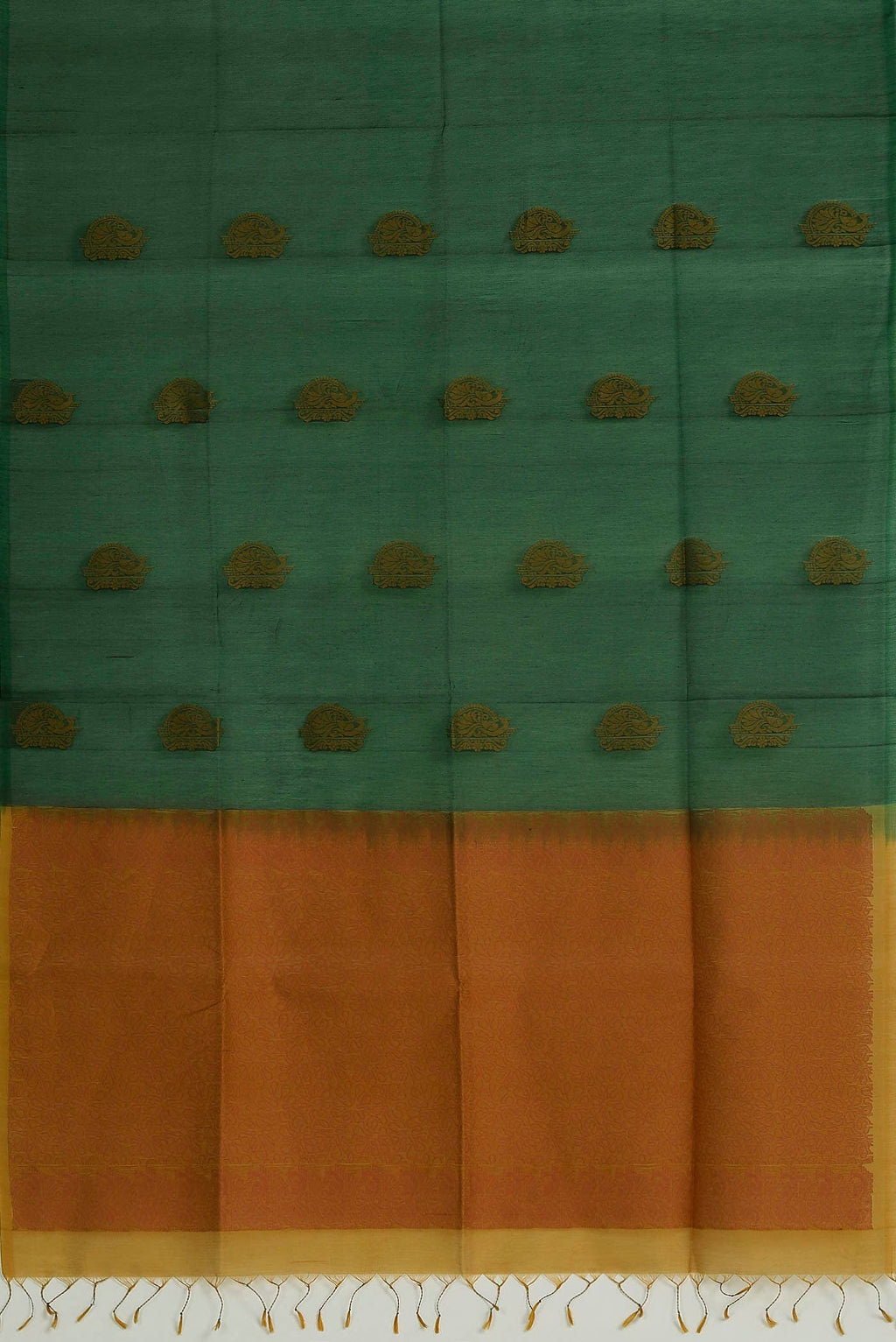 Green Silk Cotton Saree
