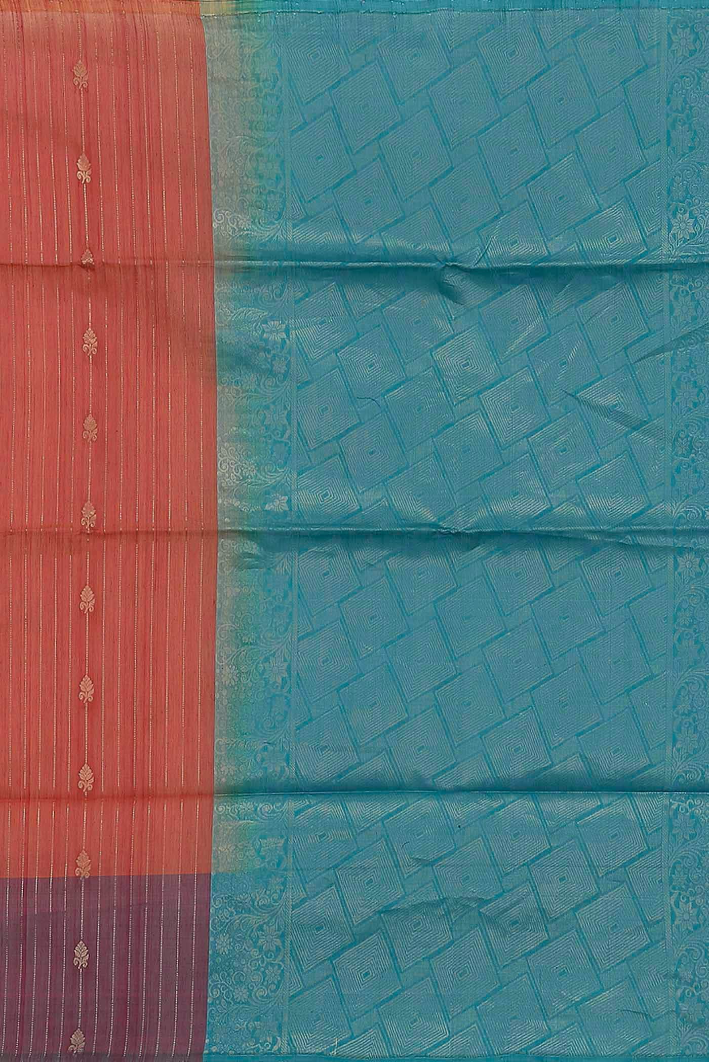 Red Silk Cotton Saree