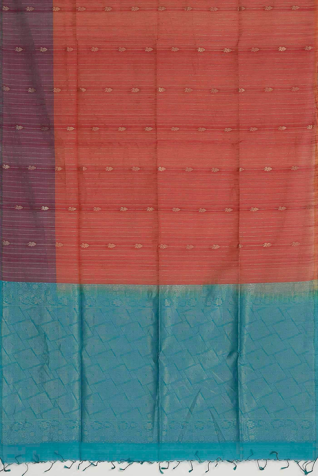 Red Silk Cotton Saree