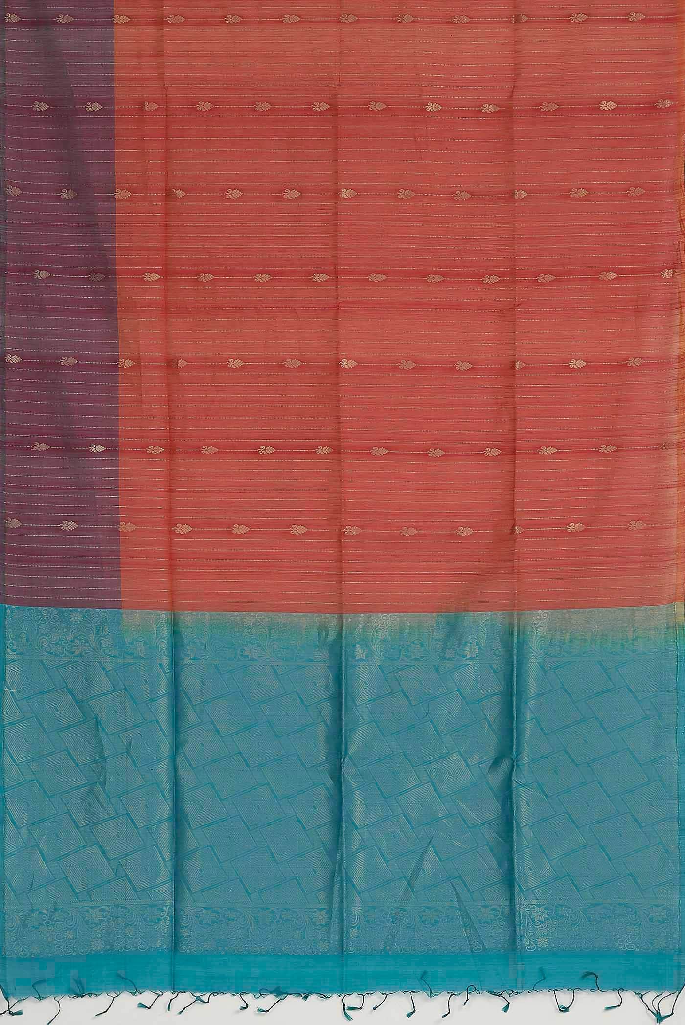 Red Silk Cotton Saree