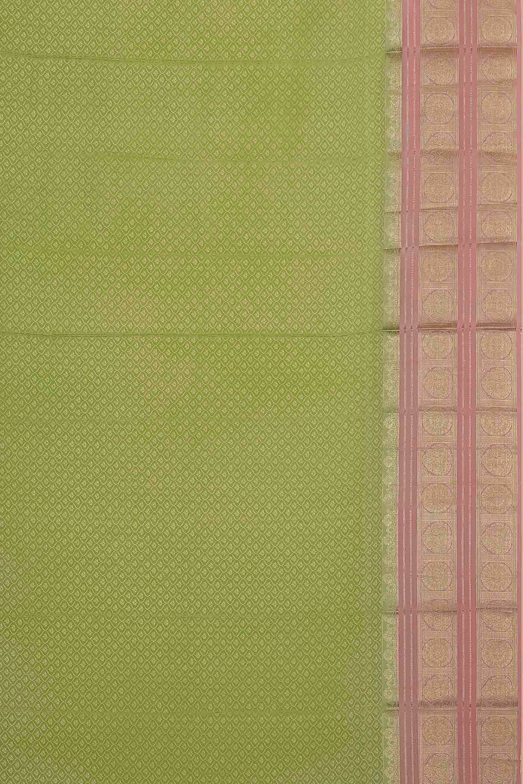 Pista Green Mysore Crepe Saree