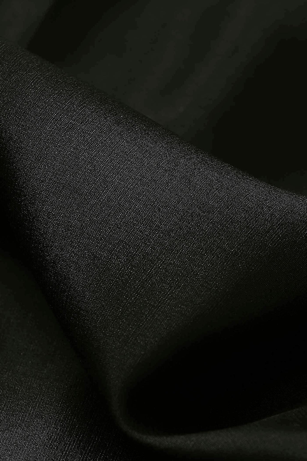 Black Mysore Crepe Saree