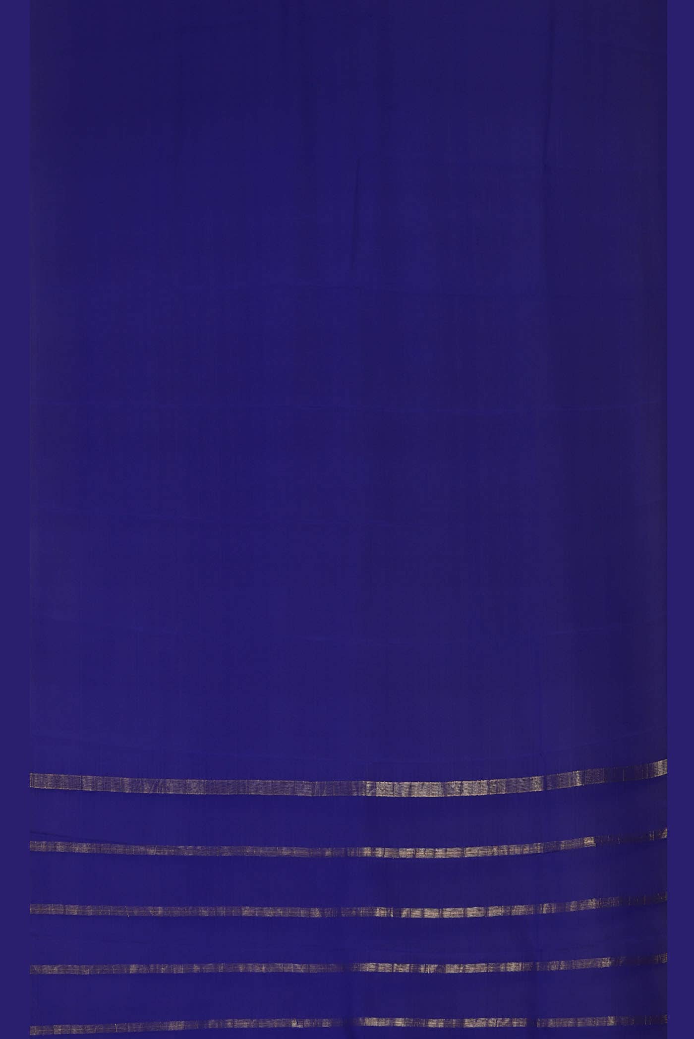 Royal Blue Mysore Crepe Saree
