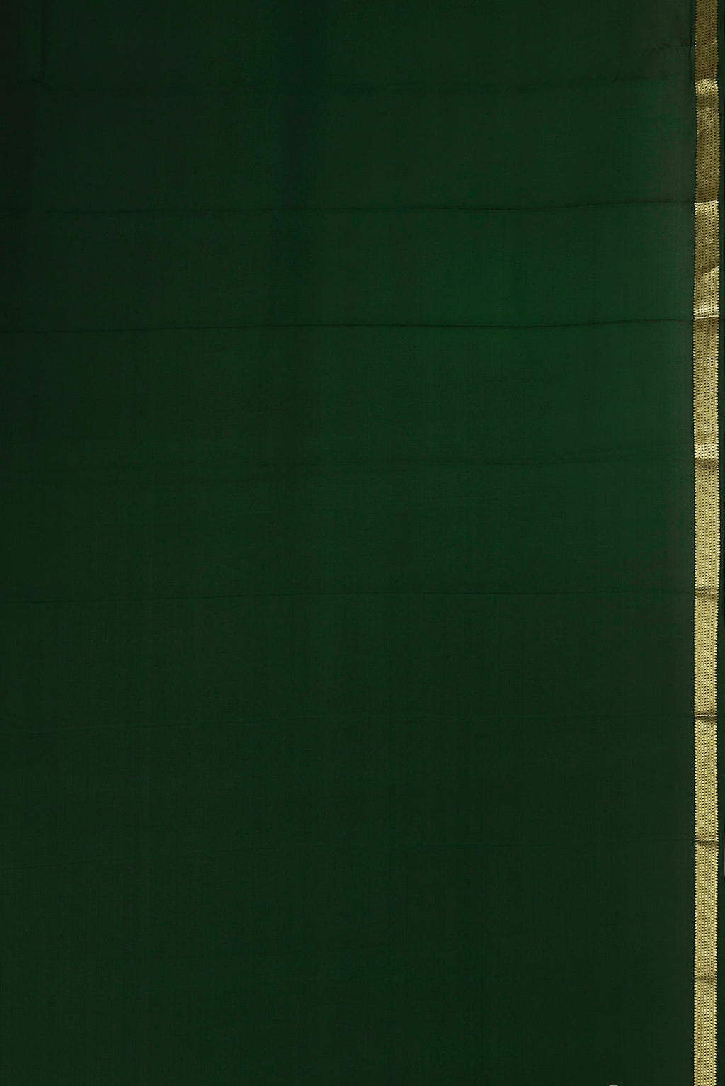 Green Mysore Crepe Saree