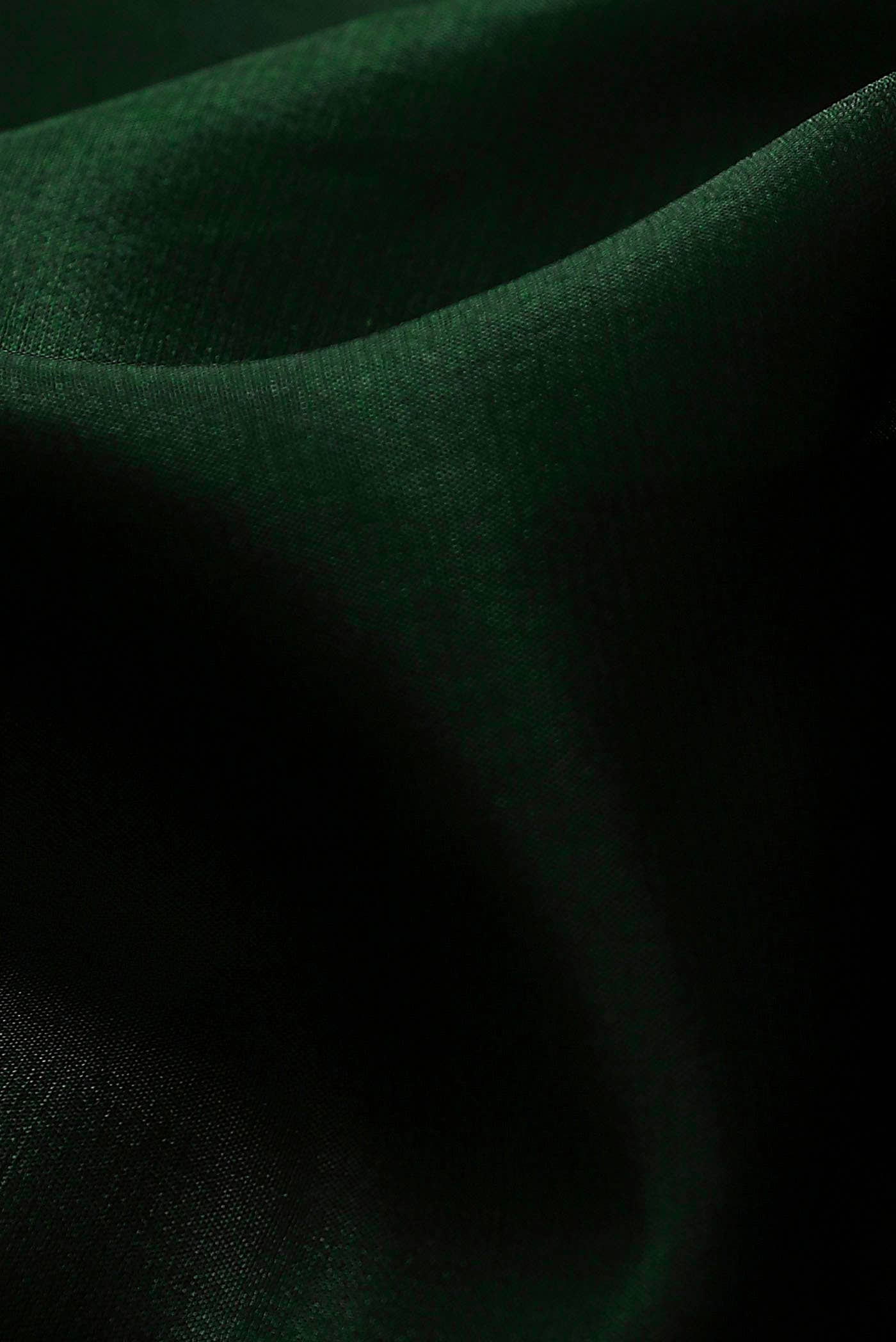 Green Mysore Crepe Saree