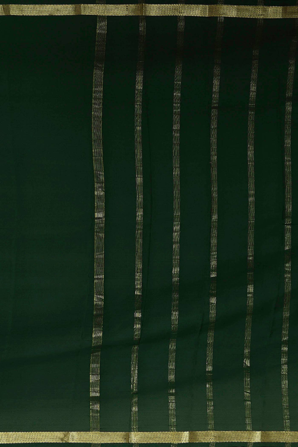 Green Mysore Crepe Saree