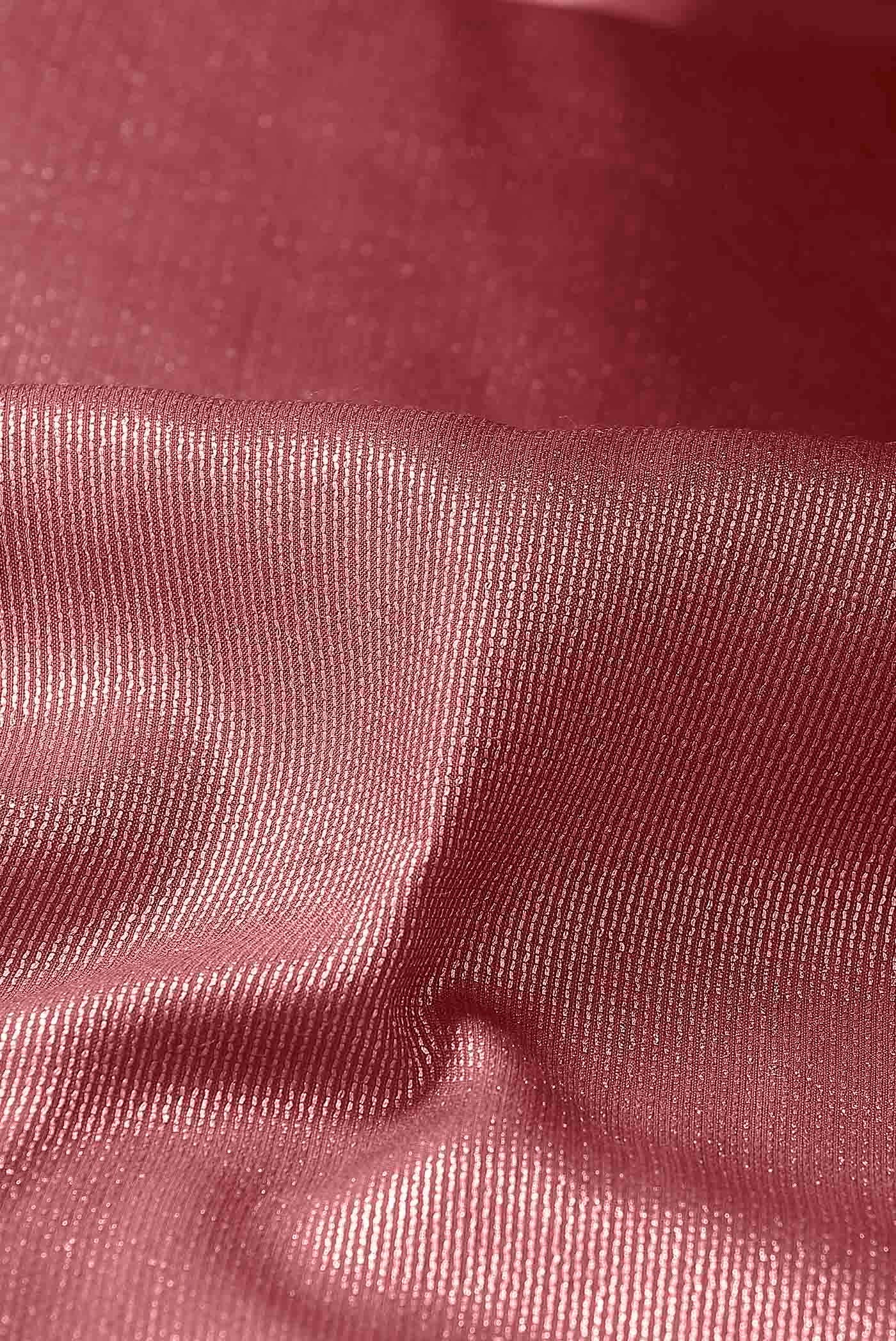 Purple Banarasi Tussar Georgette Saree