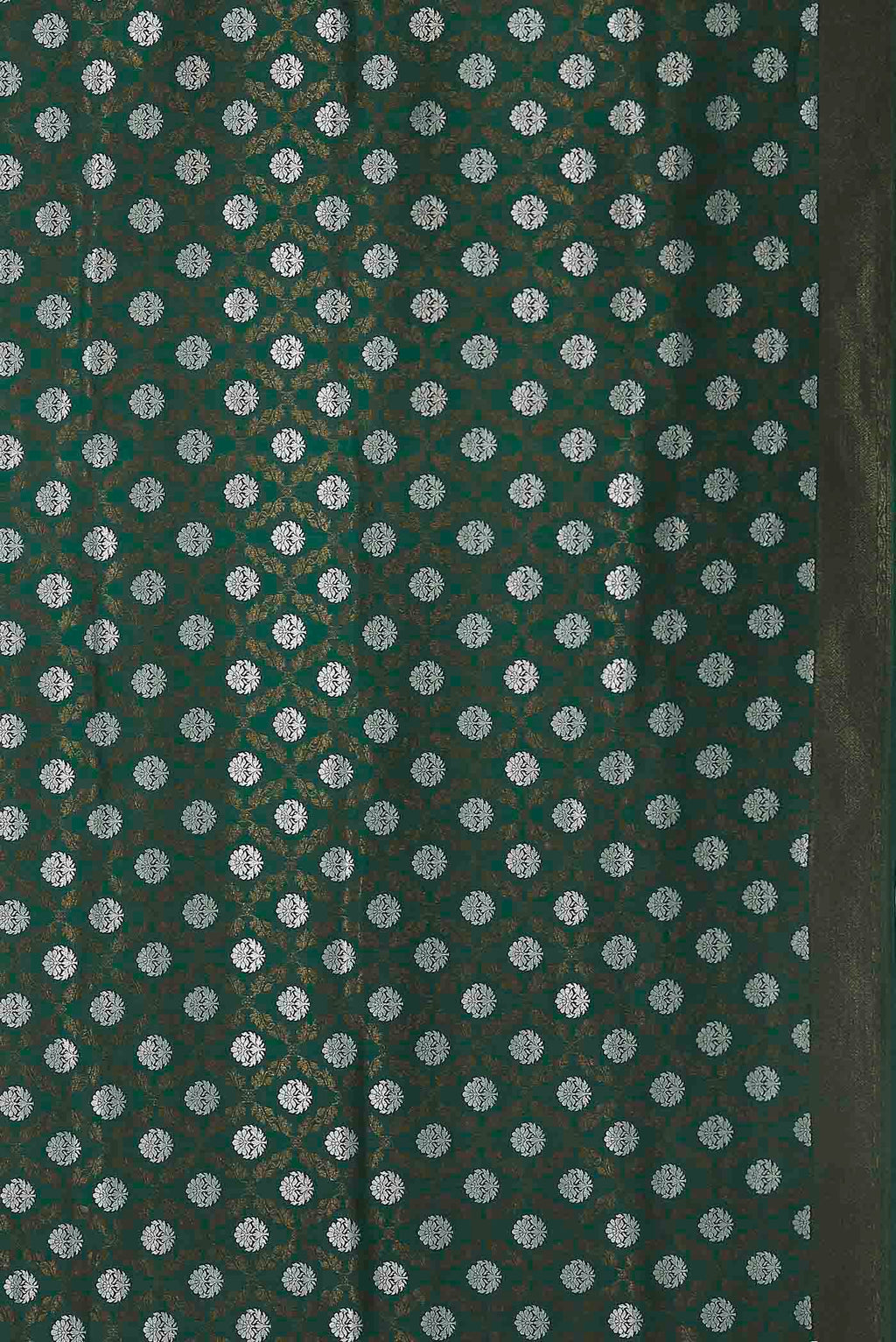 Green Banarasi Tussar Georgette Saree