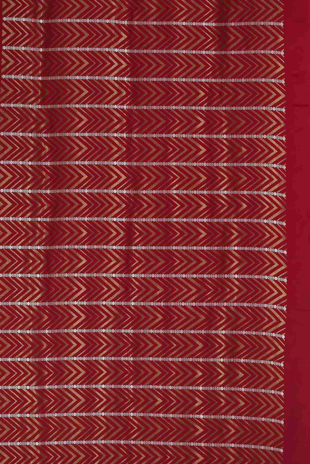 Red Banarasi Tussar Georgette Saree