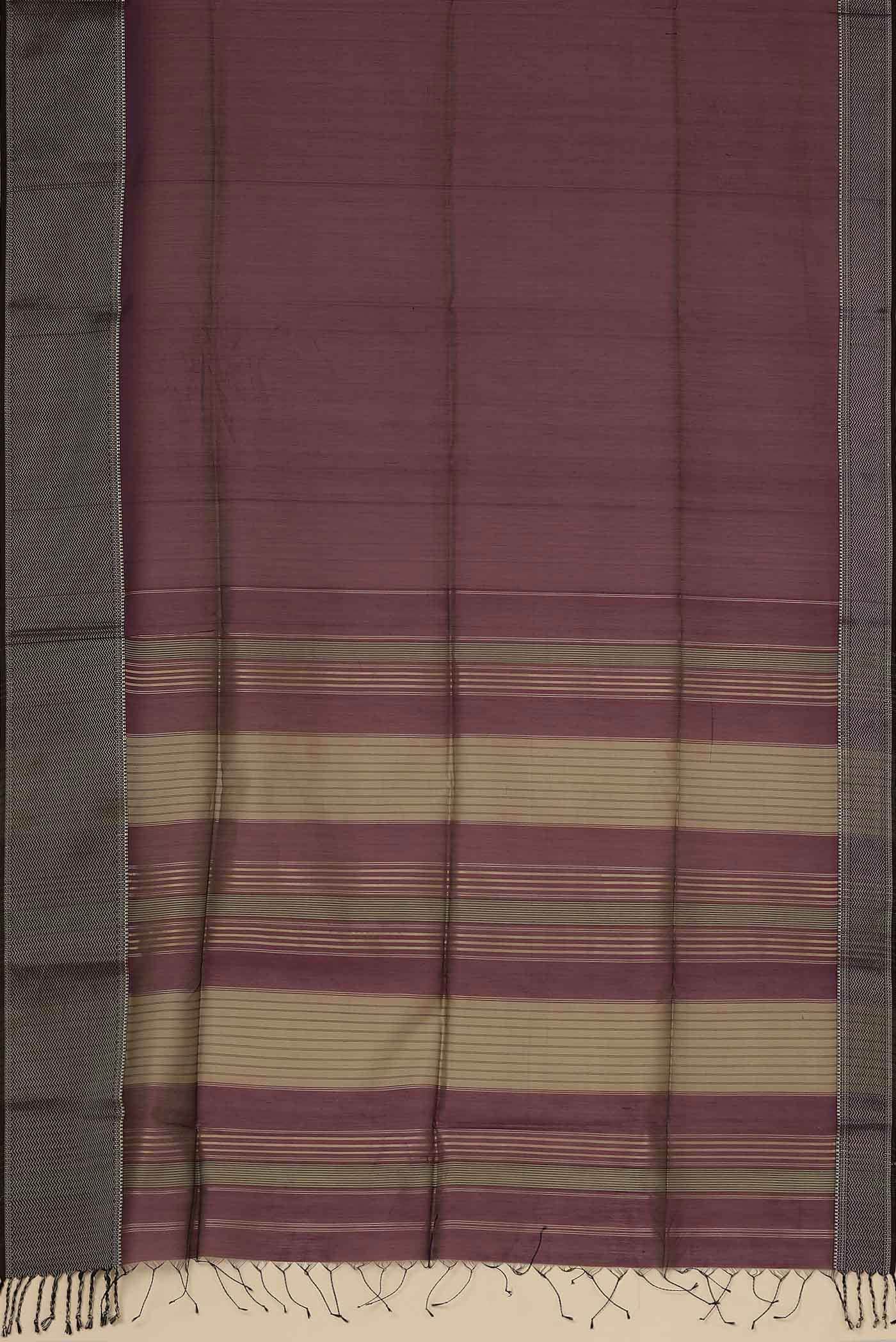 Purple Maheshwari Silk Cotton Saree