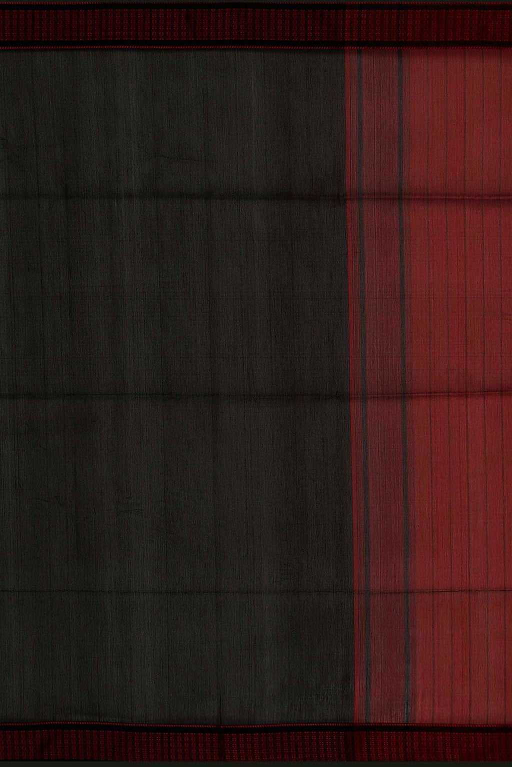 Black Maheshwari Silk Cotton Saree
