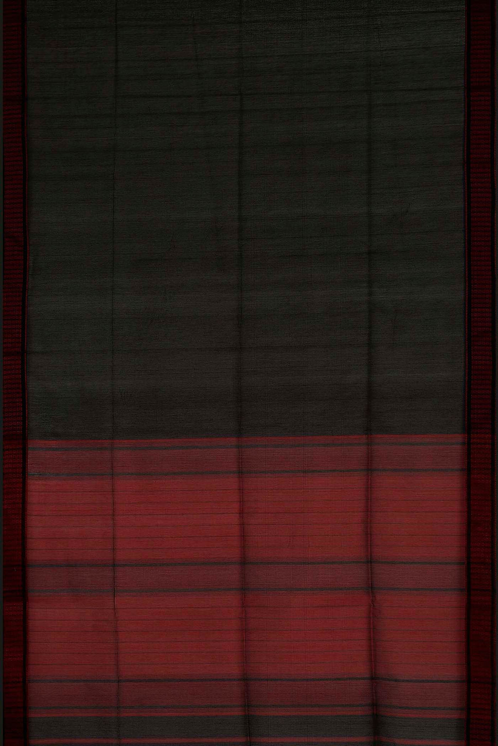 Black Maheshwari Silk Cotton Saree