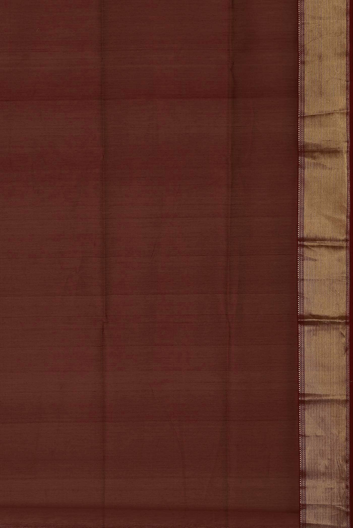 Maroon Maheshwari Silk Cotton Saree