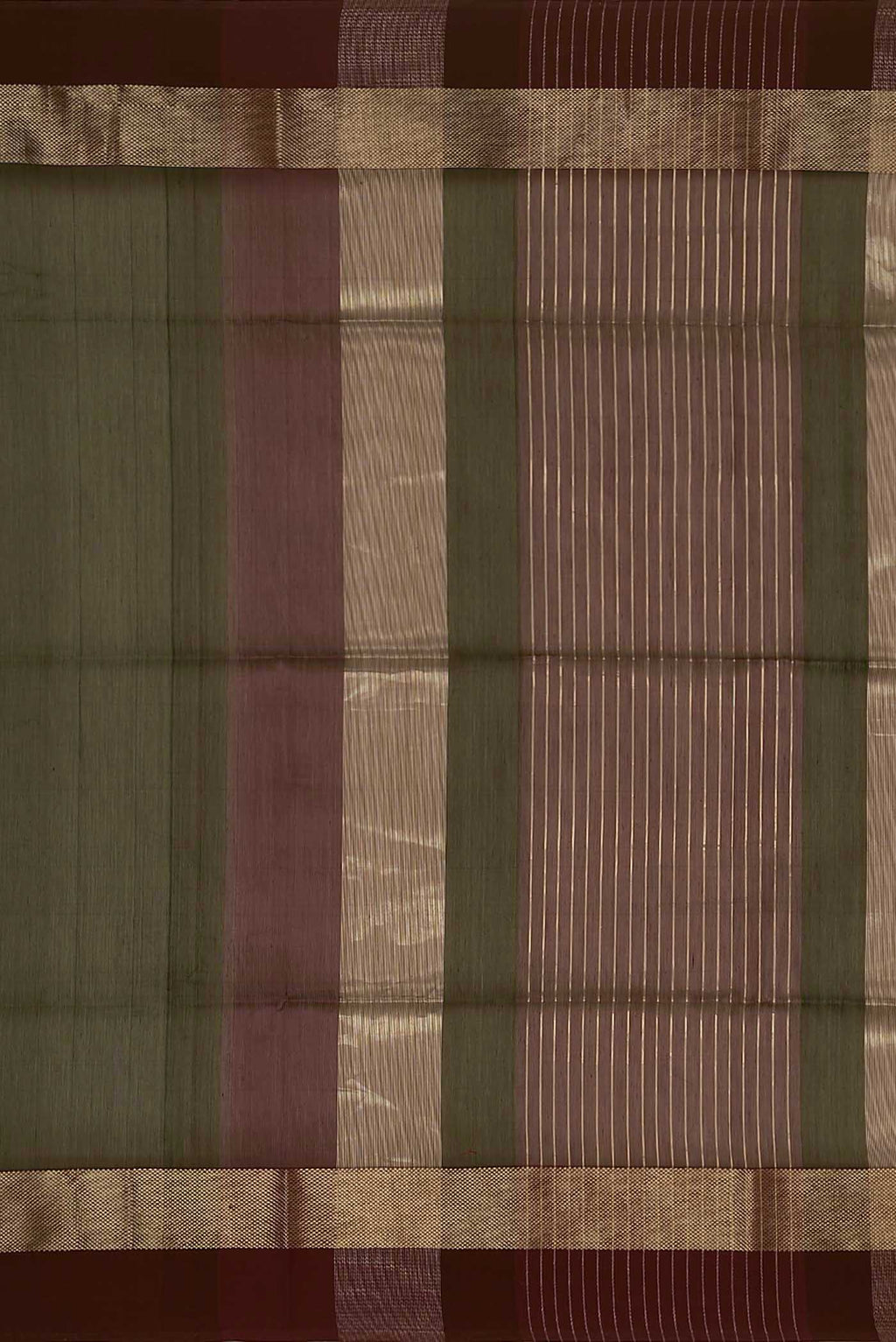 Black Maheshwari Silk Cotton Saree