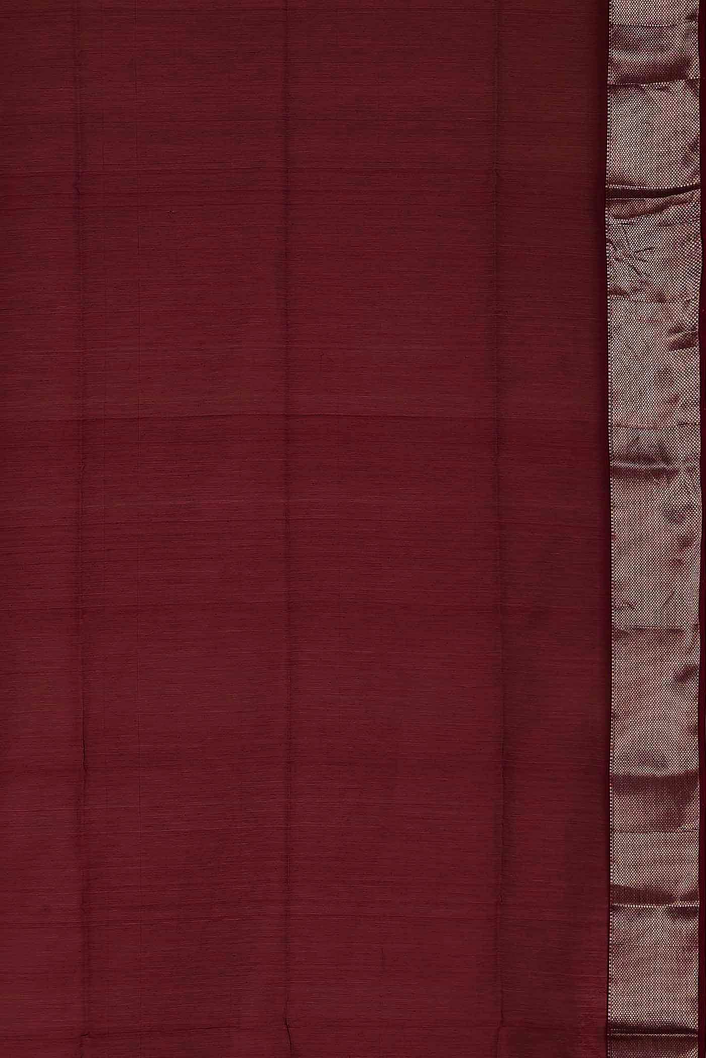 Red Maheshwari Silk Cotton Saree