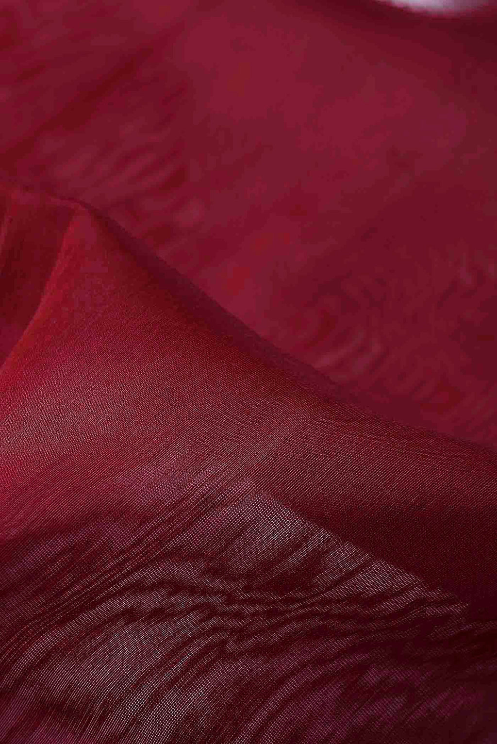 Red Maheshwari Silk Cotton Saree