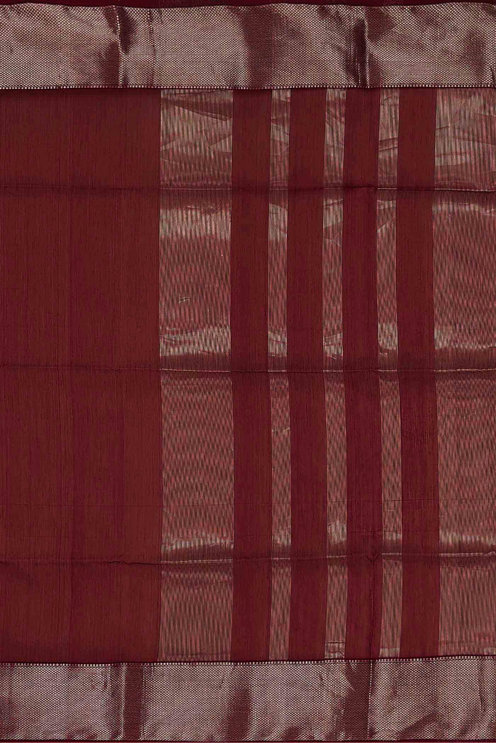 Red Maheshwari Silk Cotton Saree