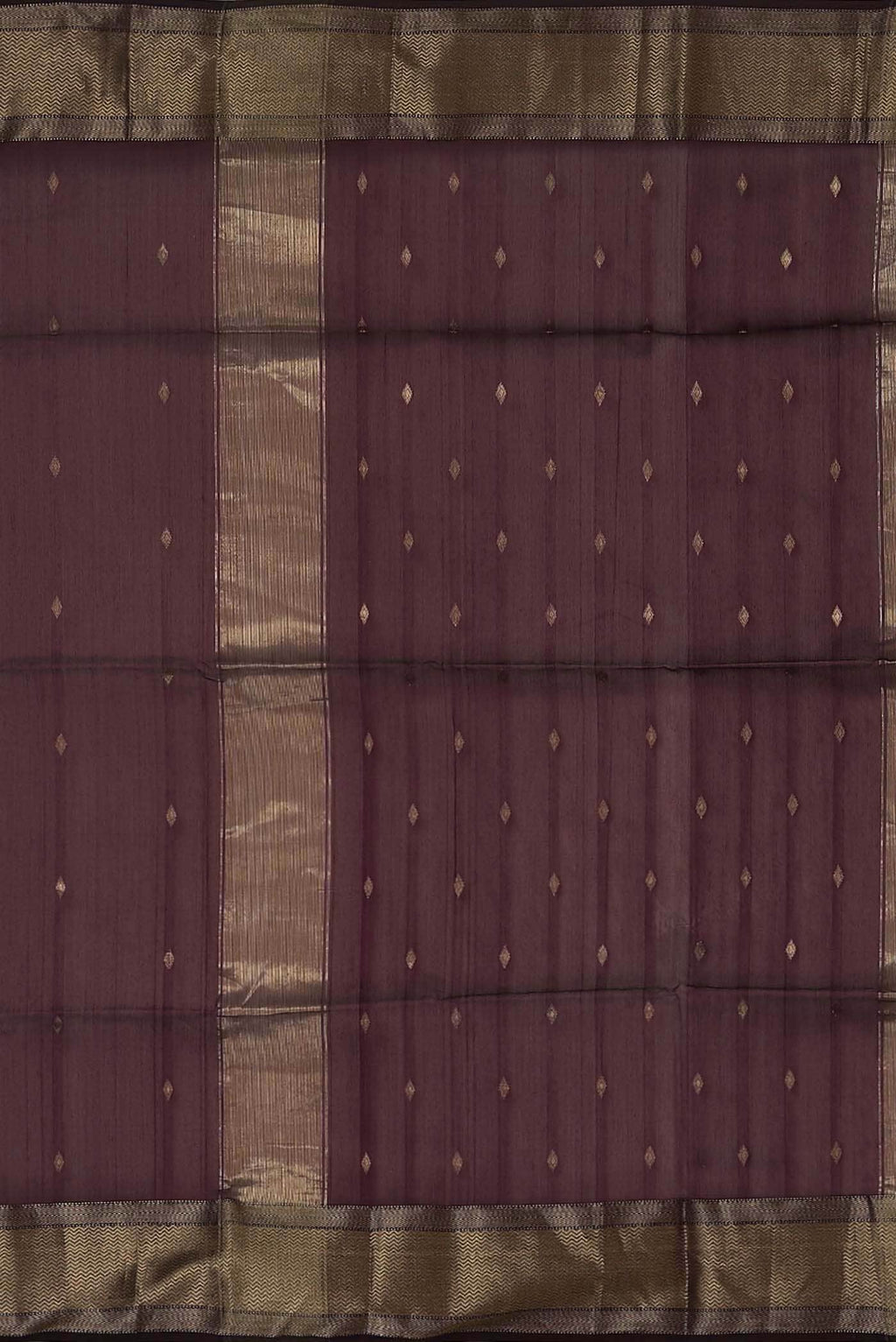 Maroon Maheshwari Silk Cotton Saree