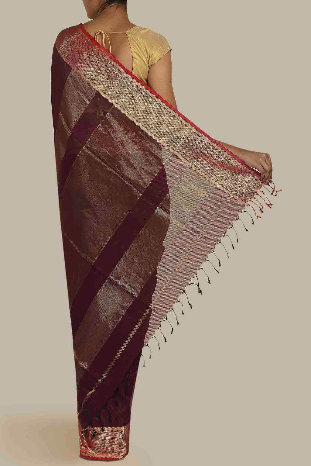 Multi Maheshwari Silk Cotton Saree