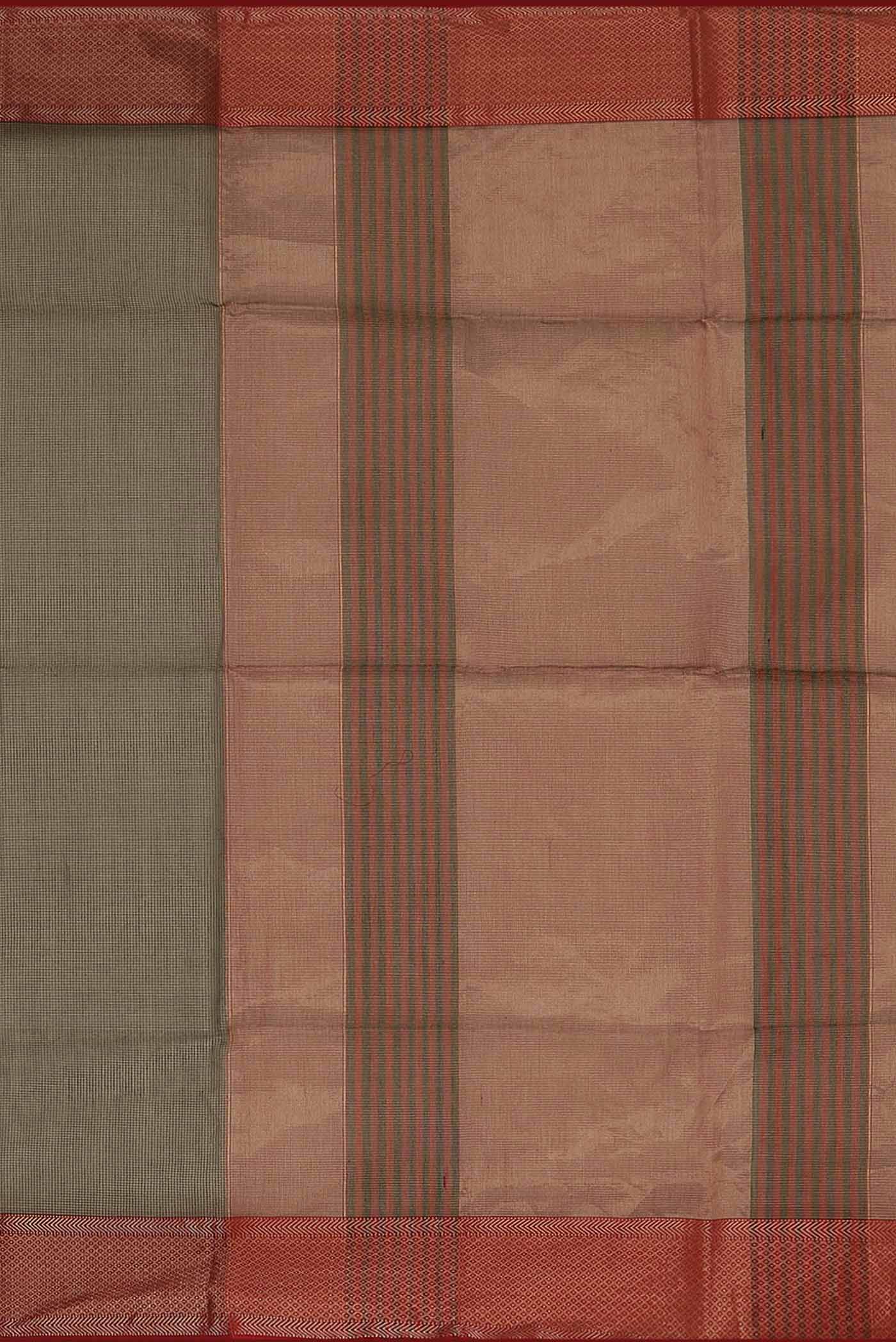 Black Maheshwari Silk Cotton Saree