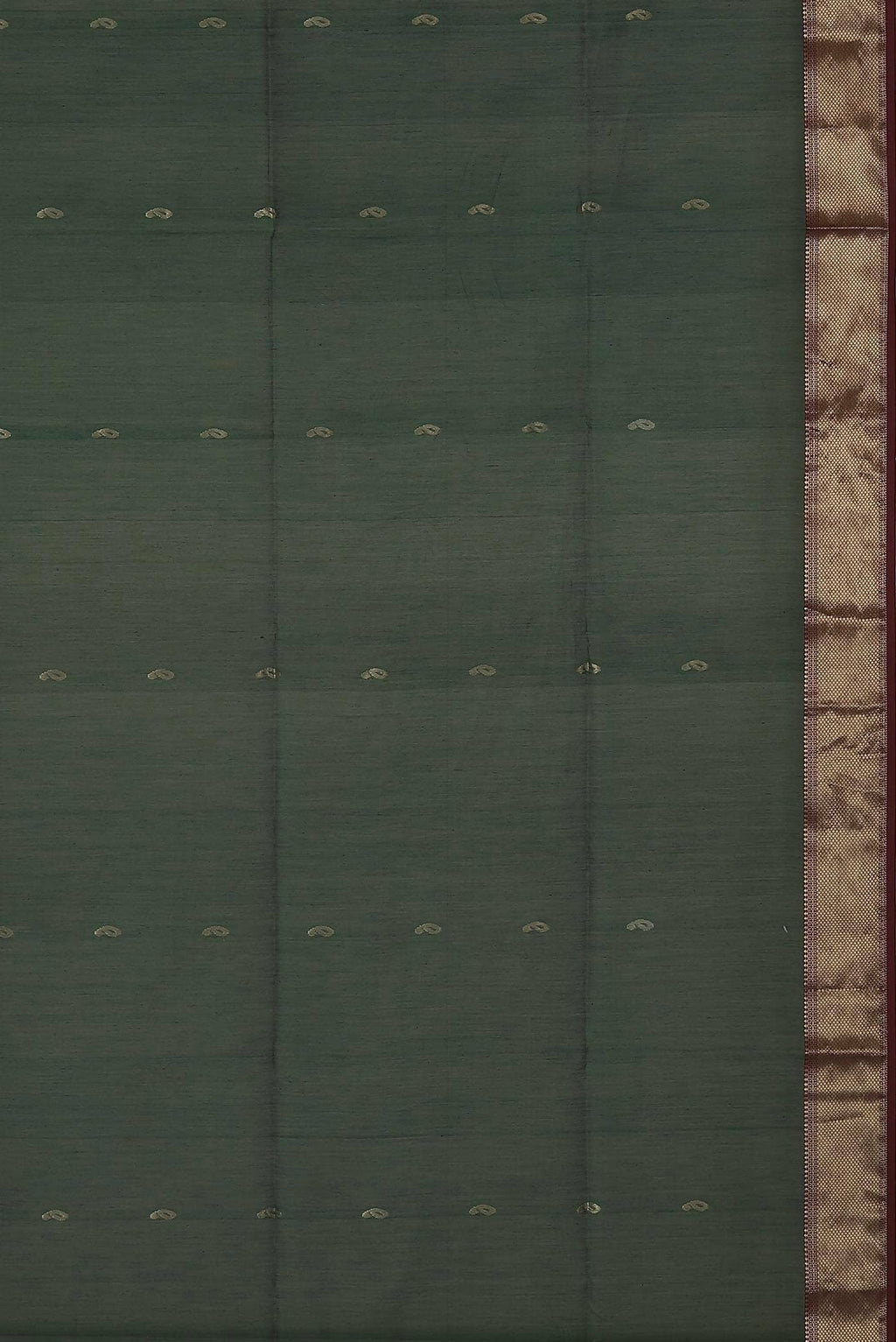 Green Maheshwari Silk Cotton Saree