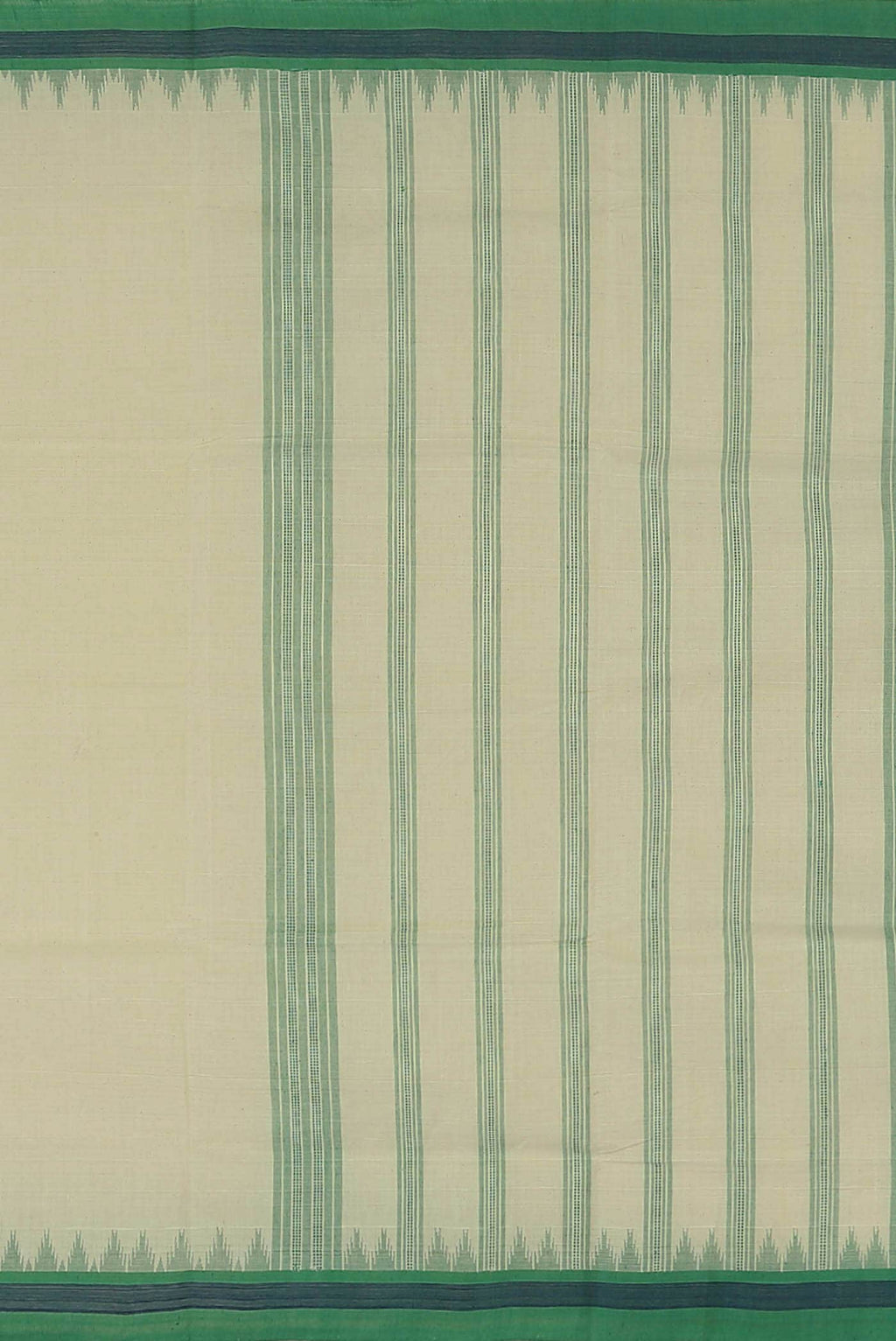 Cream Mangalagiri Cotton Saree
