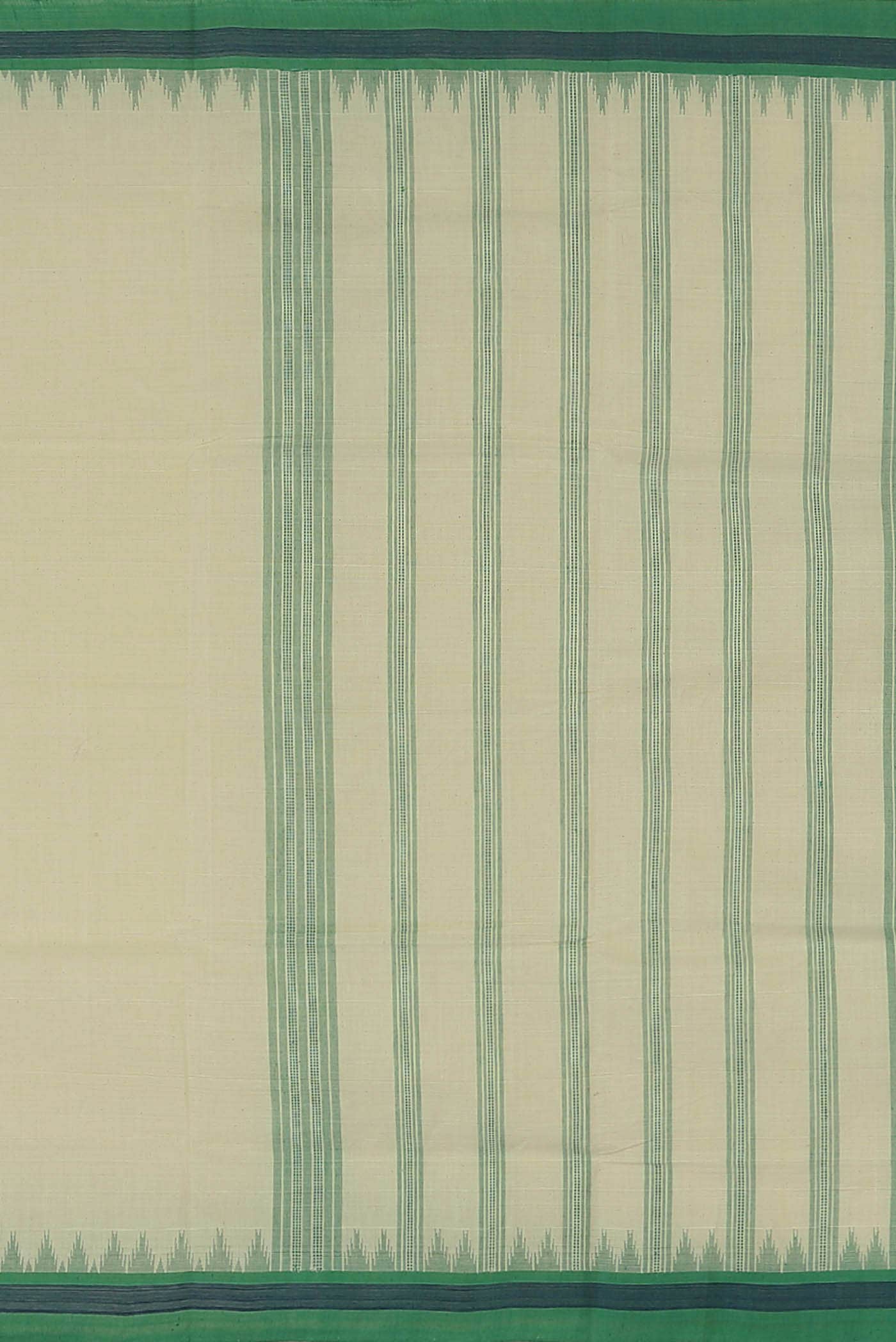 Cream Mangalagiri Cotton Saree
