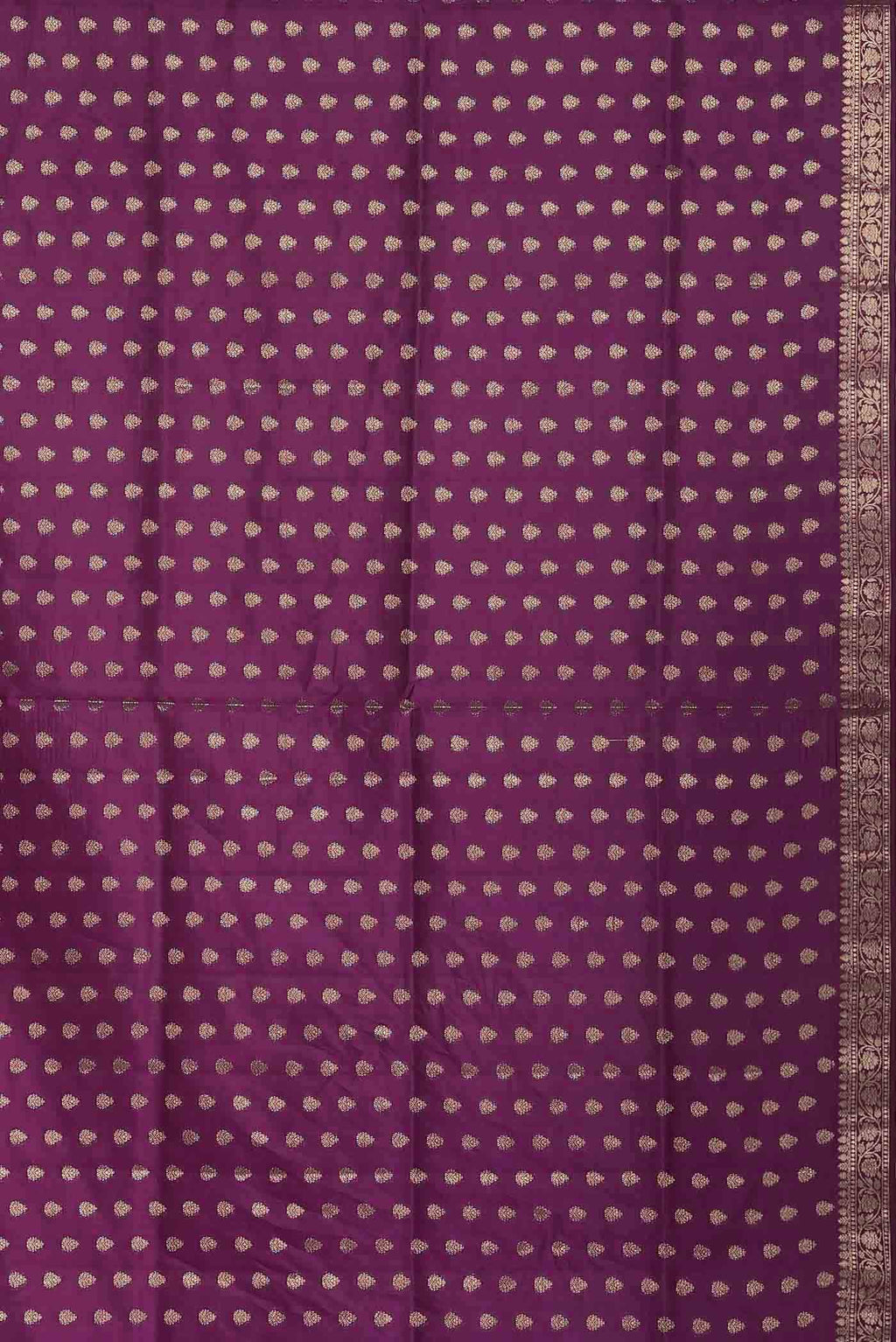 Purple Banarasi Raw Silk Saree