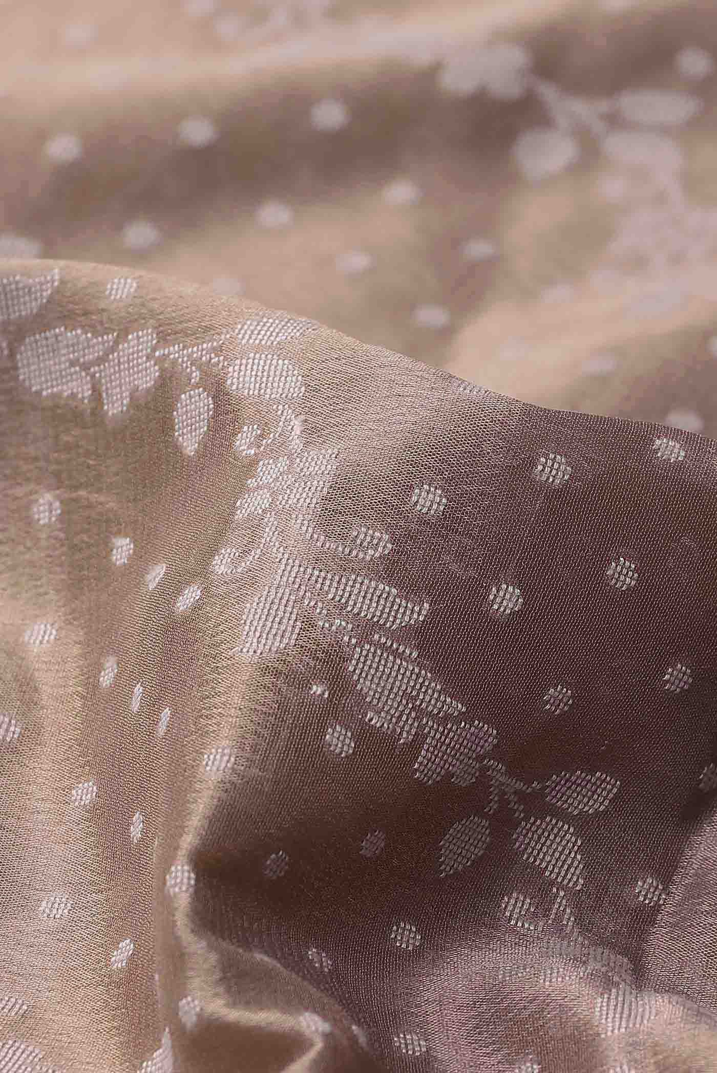 Beige Banarasi Georgette Saree