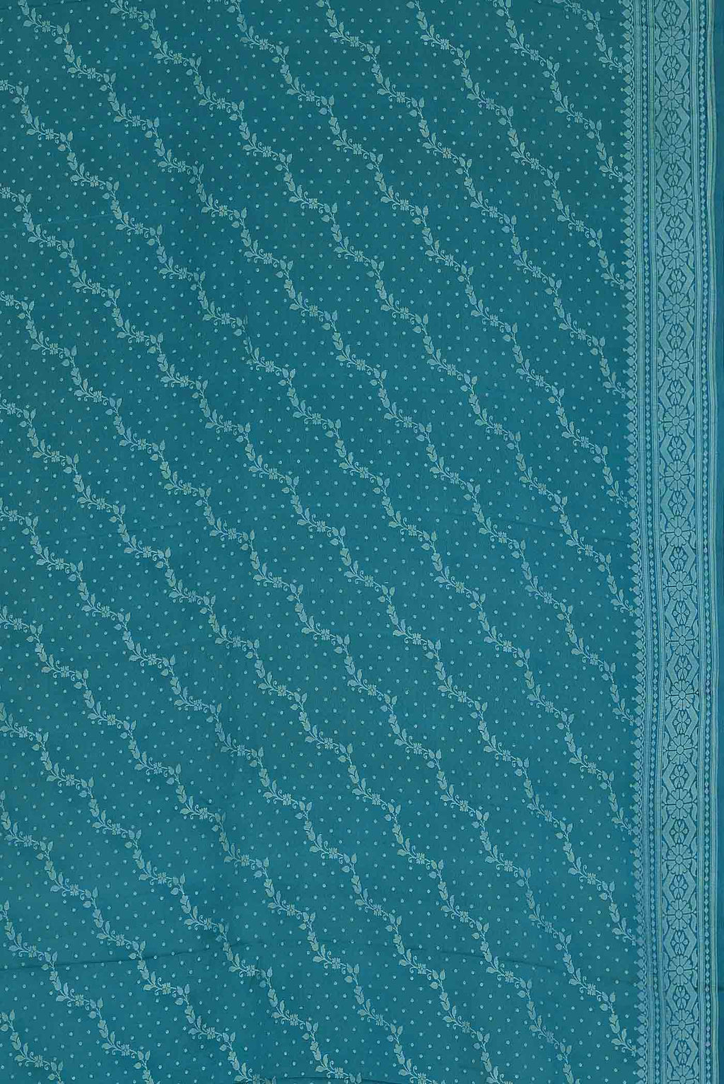 Blue Banarasi Georgette Saree