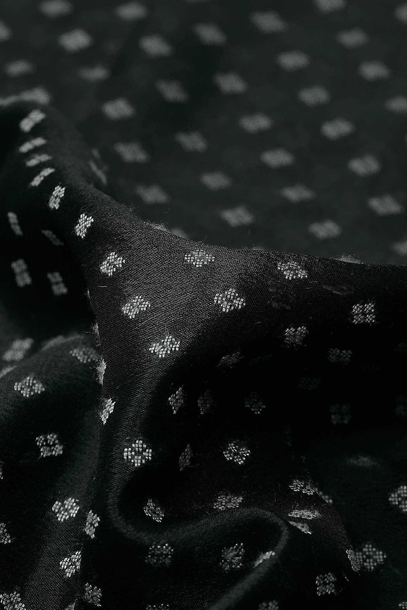 Black Banarasi Georgette Saree