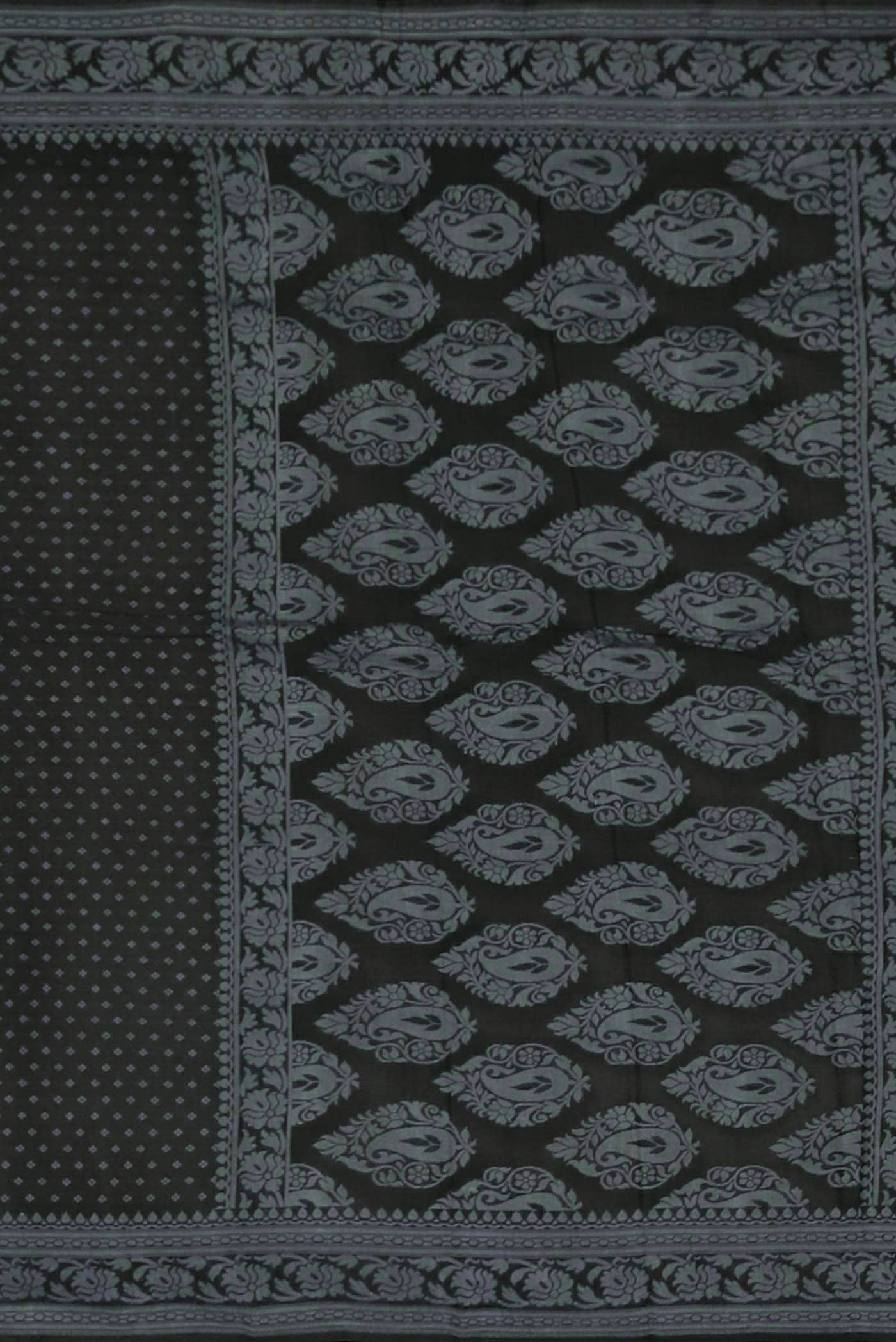 Black Banarasi Georgette Saree