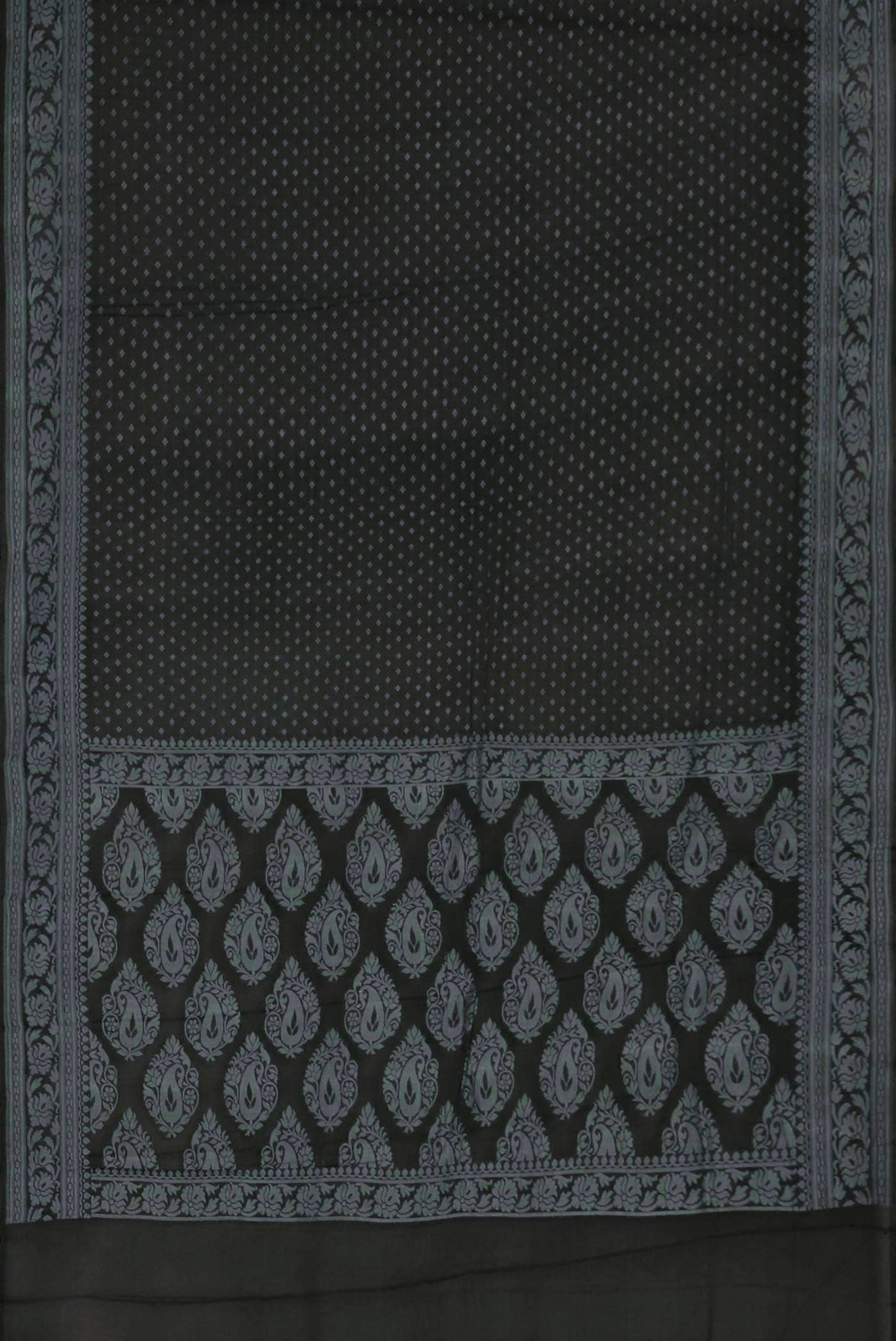 Black Banarasi Georgette Saree