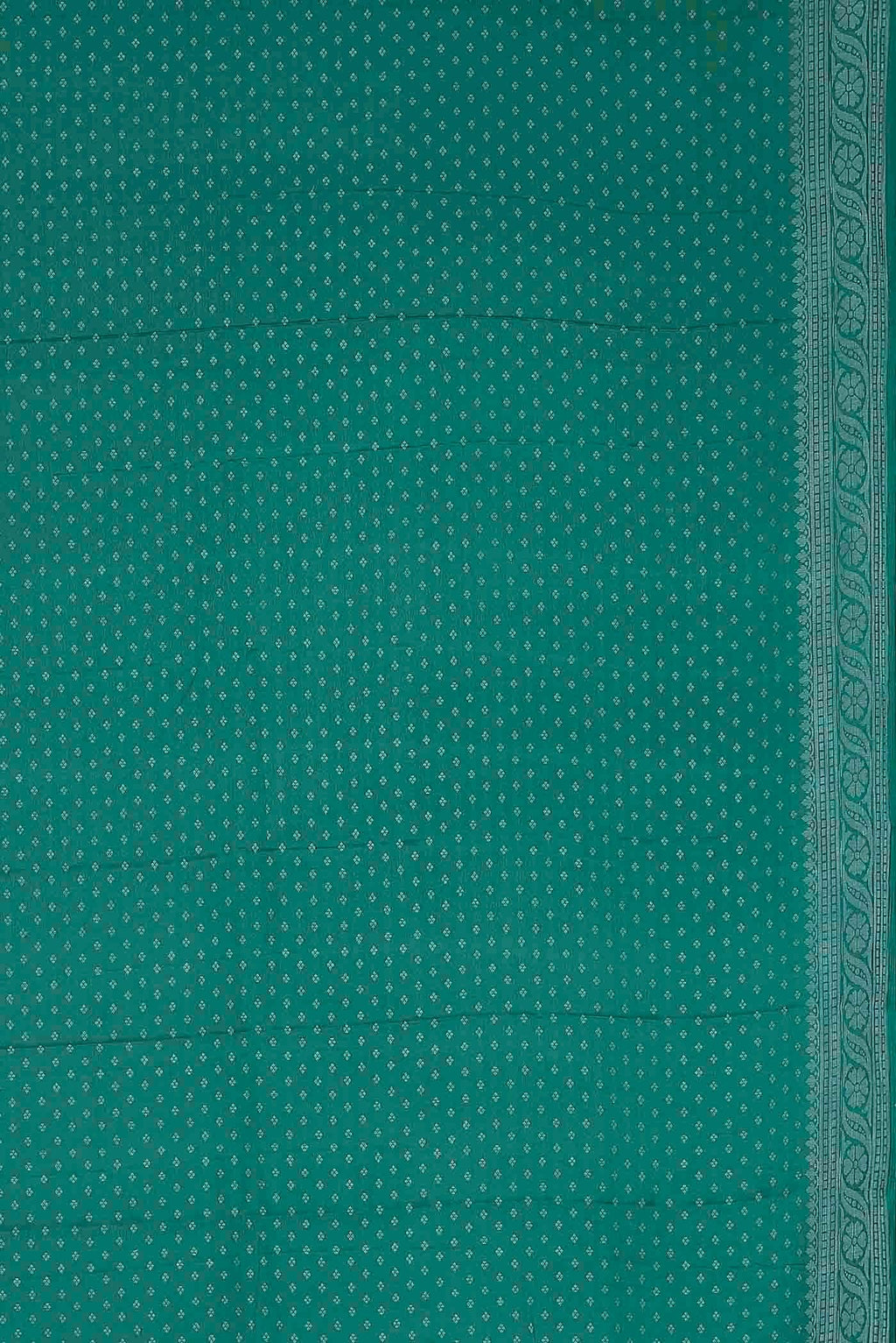 Green Banarasi Georgette Saree