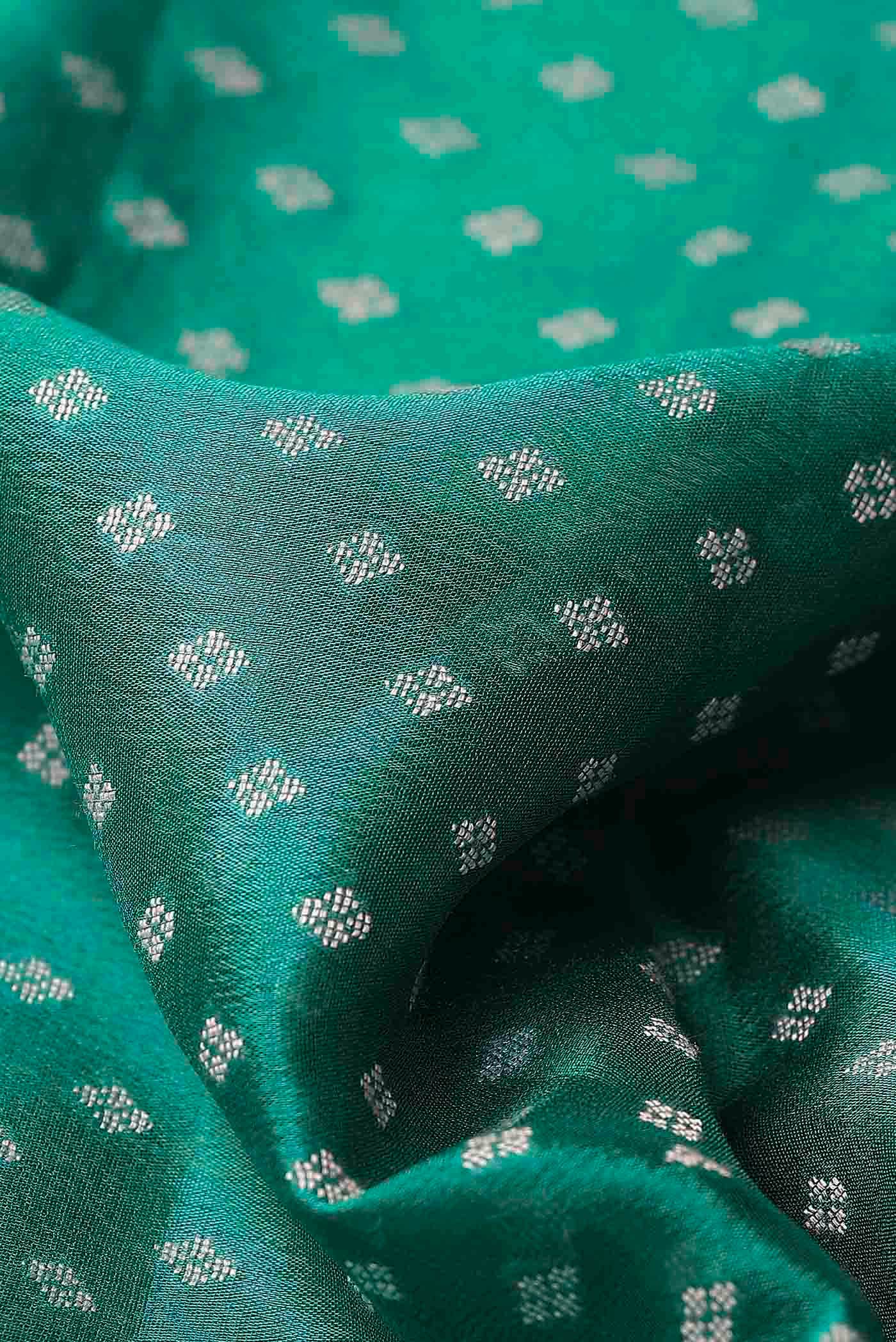 Green Banarasi Georgette Saree