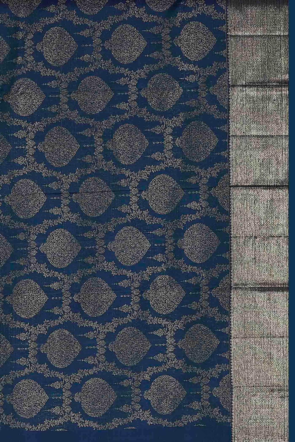 Blue Kanchipuram Silk Saree