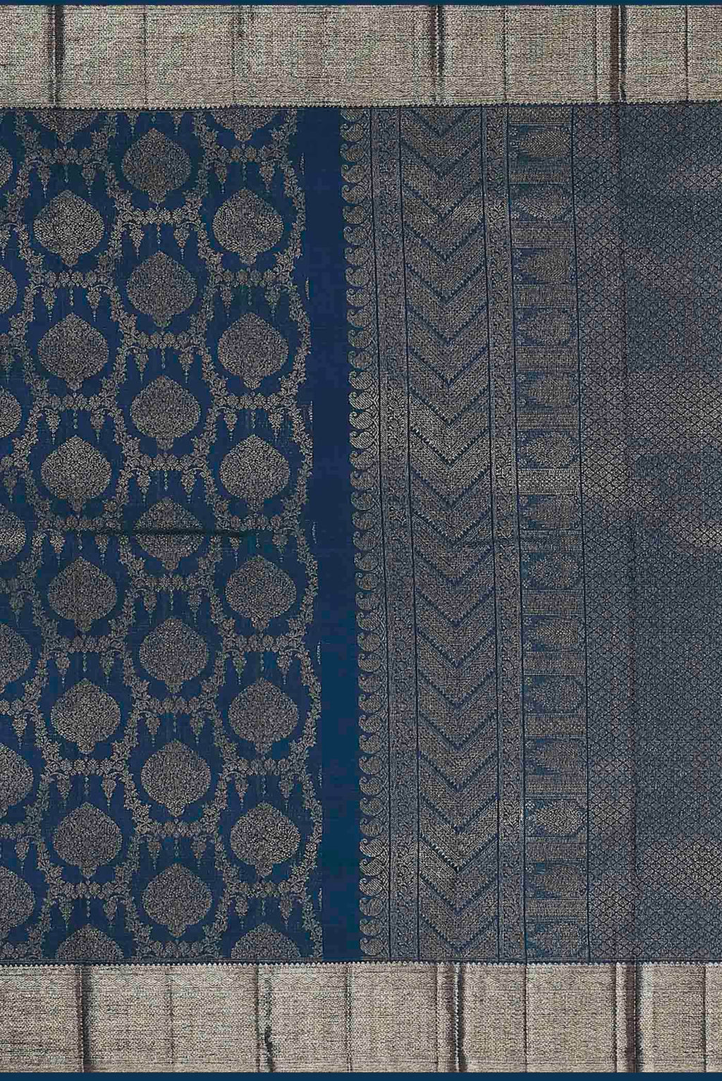 Blue Kanchipuram Silk Saree