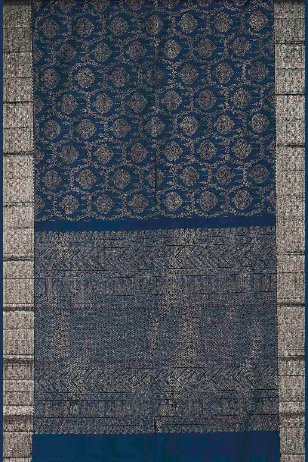 Blue Kanchipuram Silk Saree