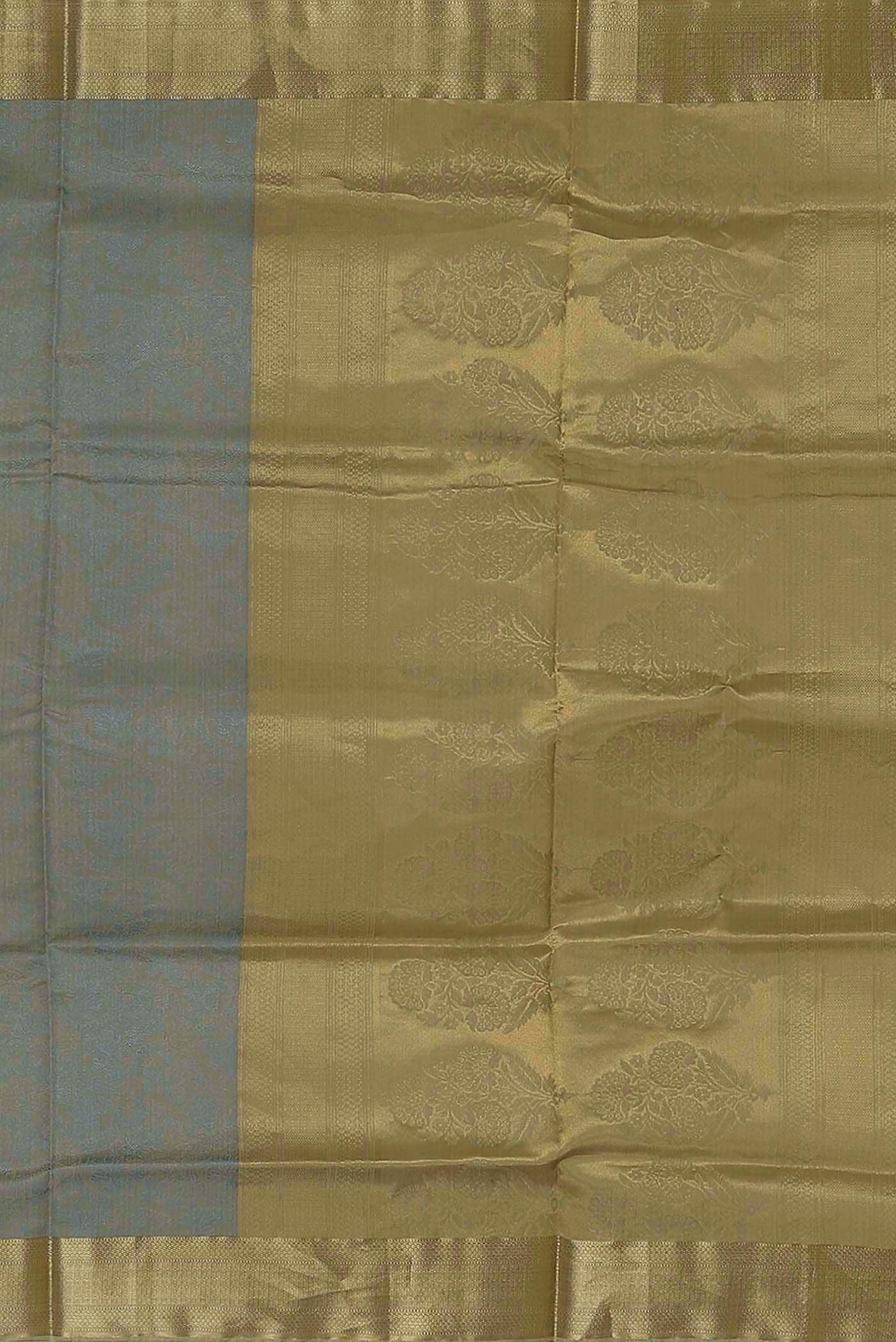 Blue Silk Cotton Saree