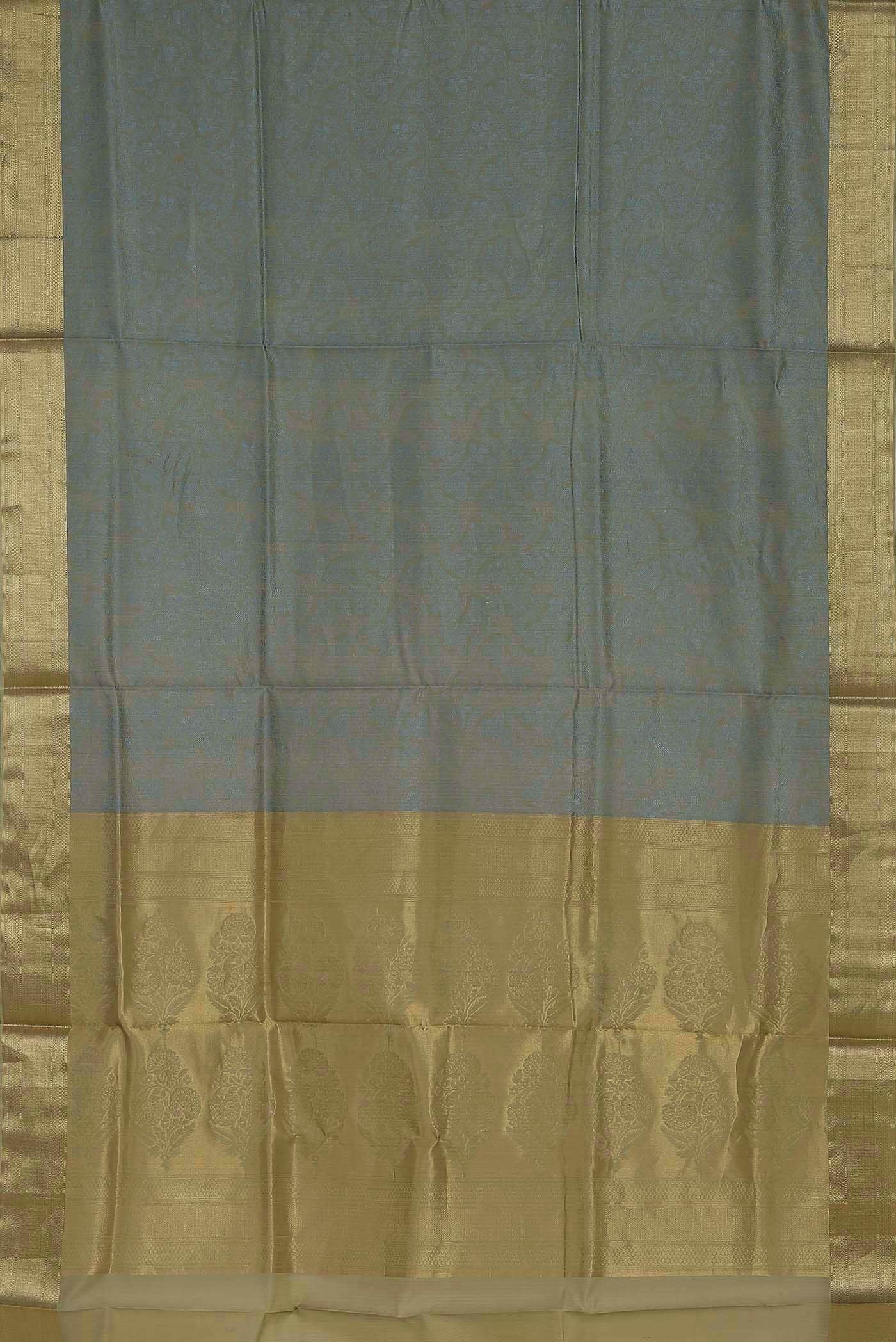 Blue Silk Cotton Saree