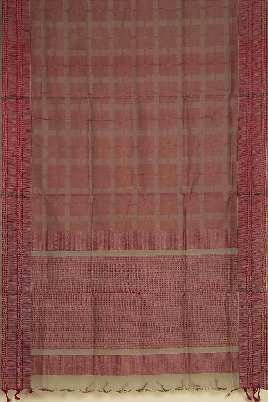 Pink Silk Cotton Saree