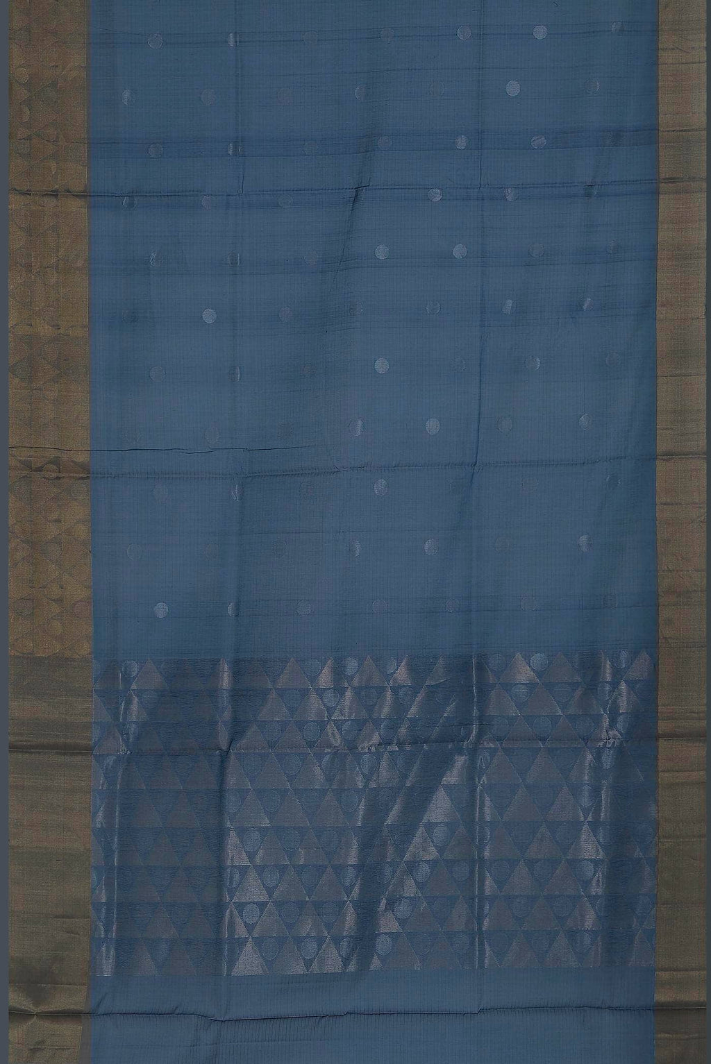 Blue Silk Cotton Saree