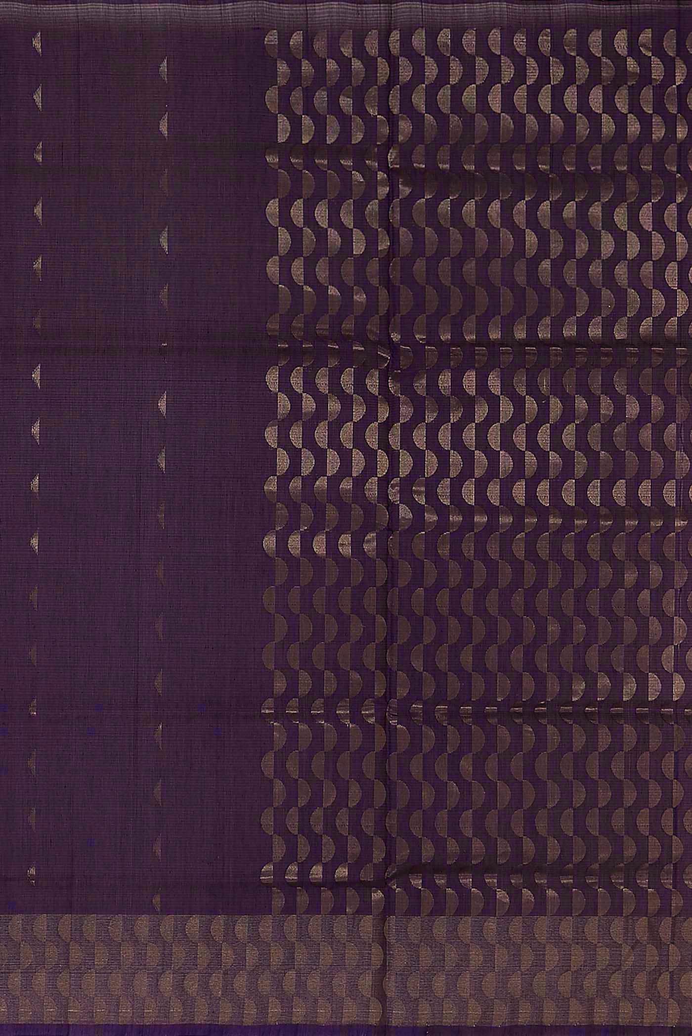 Violet Silk Cotton Saree